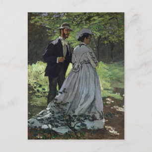 Carte Postale Claude Monet   Les Promeneurs, Bazille, Camille