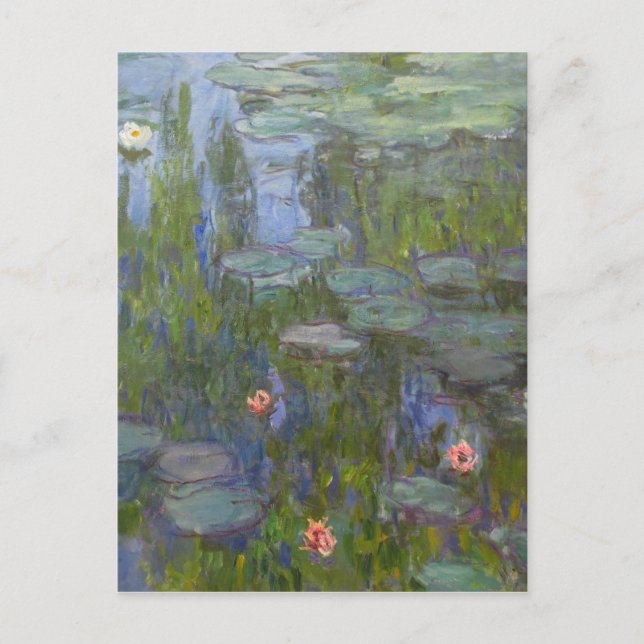 Carte Postale Claude Monet - Lys d'eau (Devant)