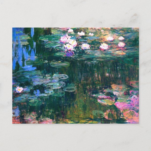 Carte Postale Claude Monet - Lys d'eau (1917) (Devant)