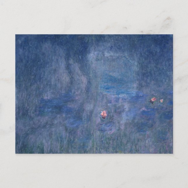 Carte Postale Claude Monet | Nénuphars : Réflexions des arbres (Devant)