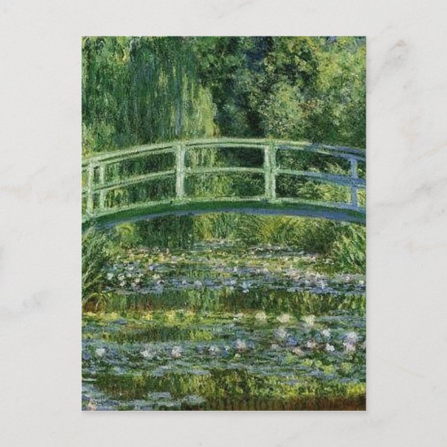 Carte Postale Claude Monet - Pont japonais (Devant)