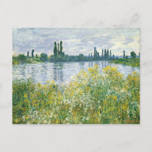 Carte Postale Claude Monet   Rives de la Seine, Vetheuil, 1880