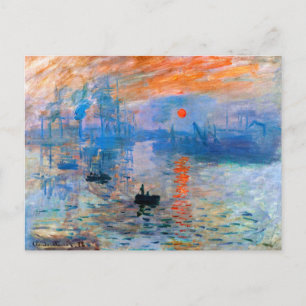 Carte Postale Claude Monet Sunrise