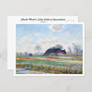 Carte Postale Claude Monet Tulip Fields paysage