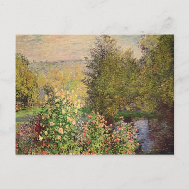 Carte Postale Claude Monet | Un coin du jardin à Montgeron (Devant)