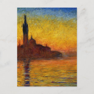 Carte Postale Claude Monet // Venice Twilight