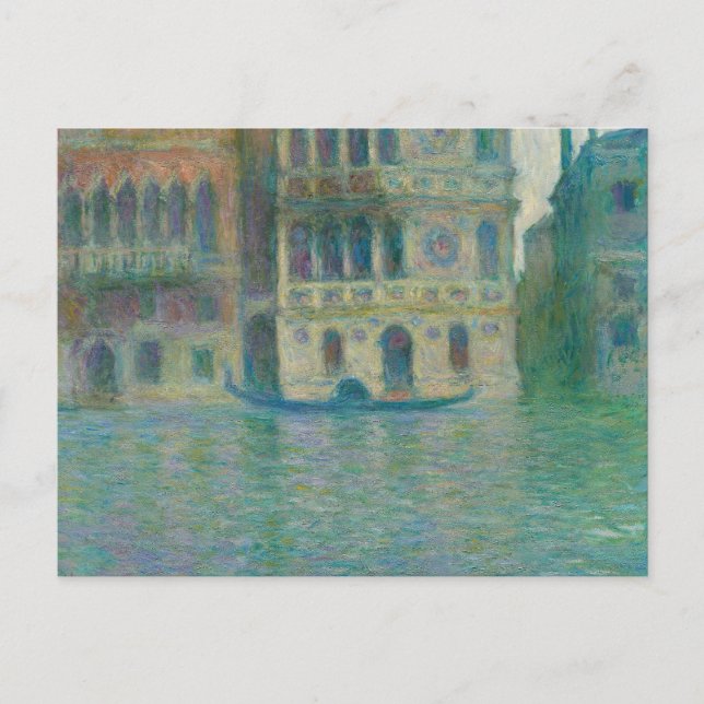 Carte Postale Claude Monet - Venise, Palazzo Dario (Devant)