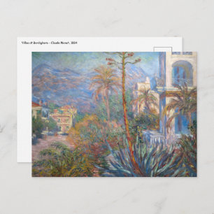 Carte Postale Claude Monet - Villas à Bordighera