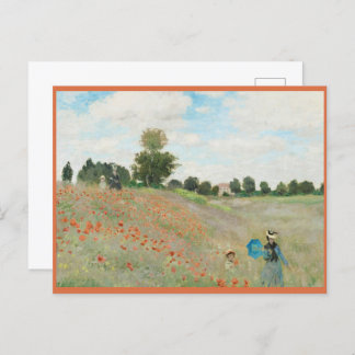 Carte Postale Claude Monet vintage Spring