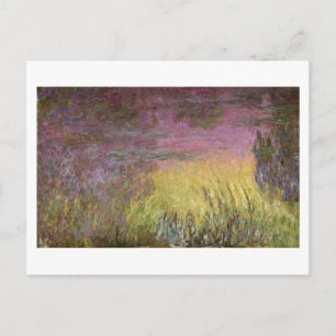 Carte Postale Claude Monet Waterlilis at Sunset