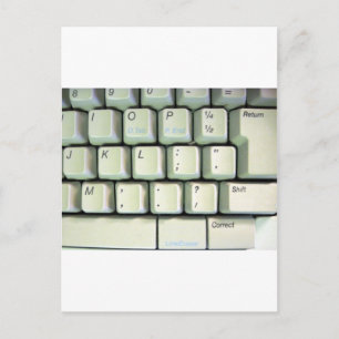 Carte Postale Clavier de machine à écrire
