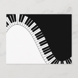 Carte Postale Clavier pour piano