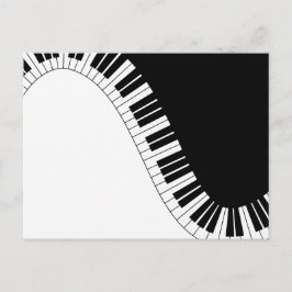 Carte Postale Clavier pour piano