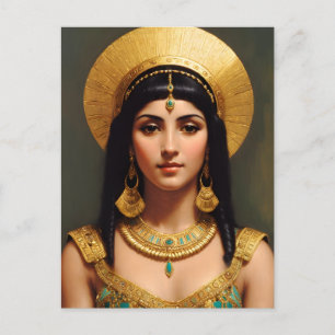 Carte Postale Cleopatra Egyptian Queen Portrait Art