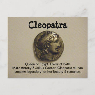 Carte postale Cleopatra Queen d'Égypte