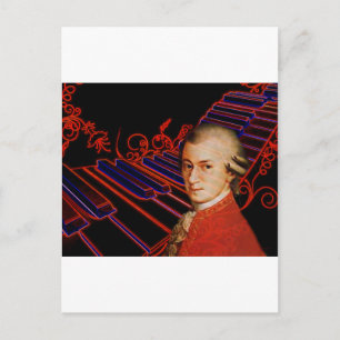 Carte Postale Clés de Mozart_