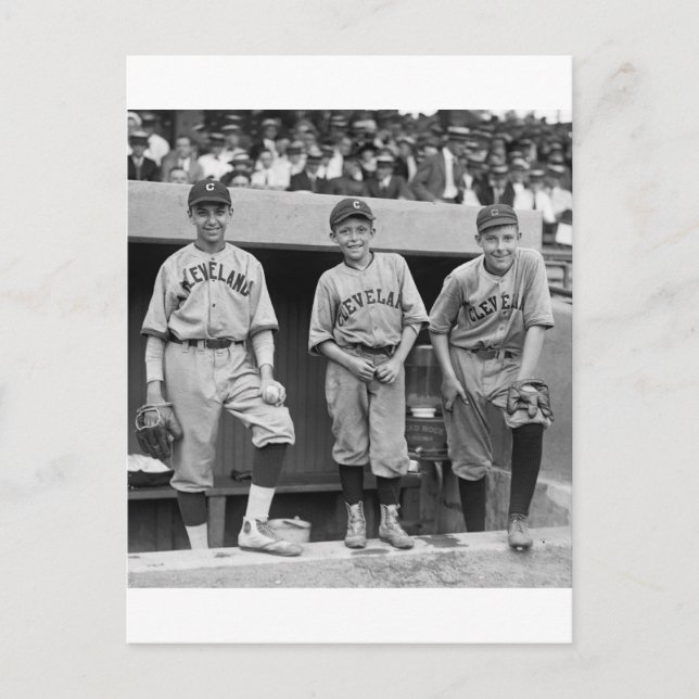 Carte Postale Cleveland Ball Boys, 1922 (Devant)