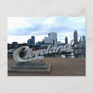 Carte Postale Cleveland Cript Sign