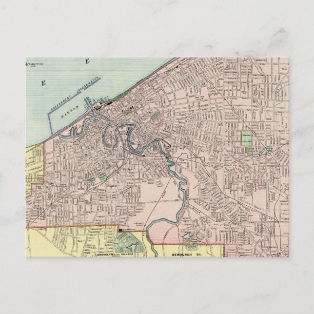 Carte Postale Cleveland, Ohio (Devant)