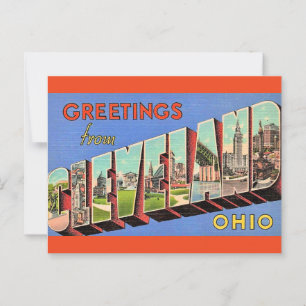 Carte Postale Cleveland Ohio vintage