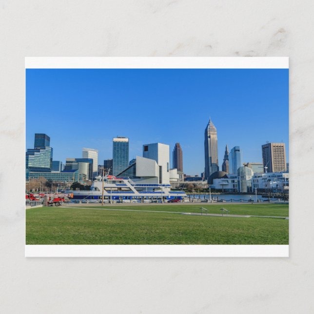 Carte Postale Cleveland Skyline (Devant)