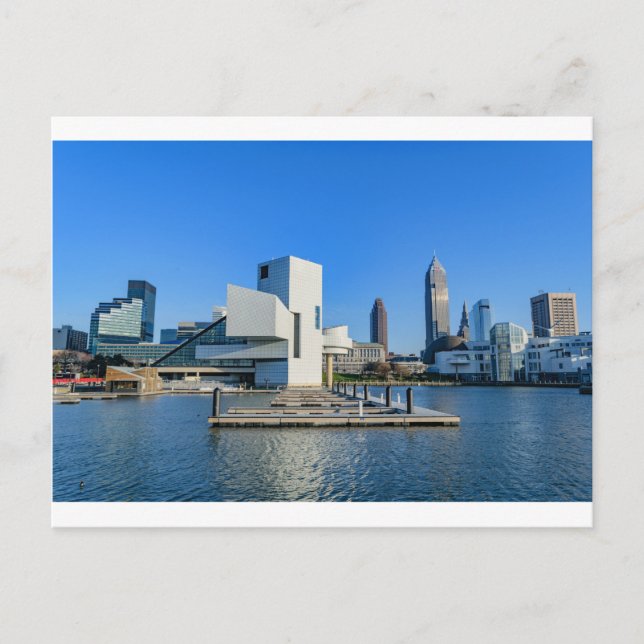 Carte Postale Cleveland Skyline (Devant)