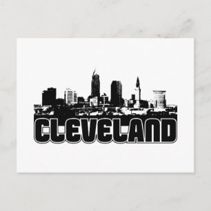 Carte Postale Cleveland Skyline