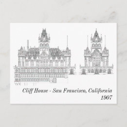 Carte postale Cliff House 1907