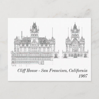 Carte postale Cliff House 1907