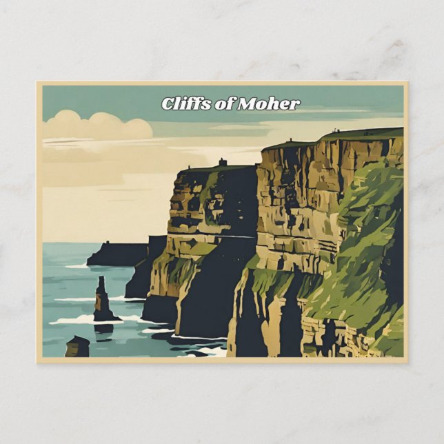 Carte Postale Cliffs of Moher (Devant)
