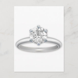 Carte Postale Clipart à bille à anneaux de diamant