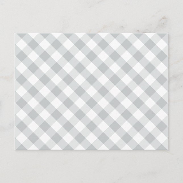 Carte Postale Cliquez sur Personnaliser pour changer le gris à l (Devant)