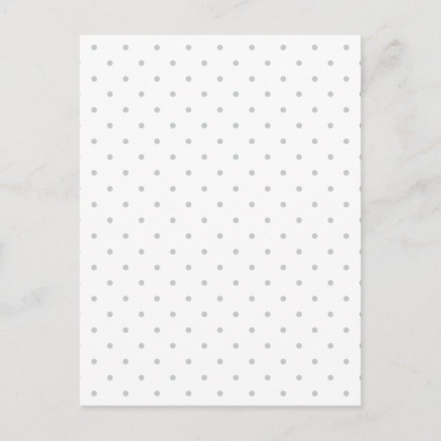 Carte Postale Cliquez sur Personnaliser pour modifier Gris en co (Devant)