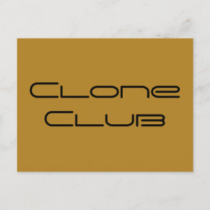 Carte Postale Clone Club lettres géométriques de Orphan Black