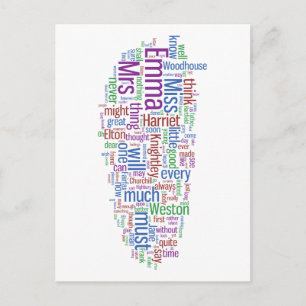 Carte Postale Cloud Emma Word