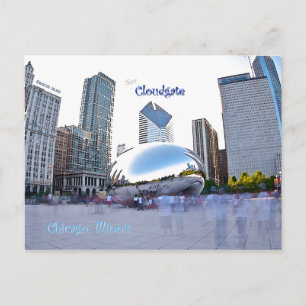 Carte Postale Cloudgate - Chicago, Illinois