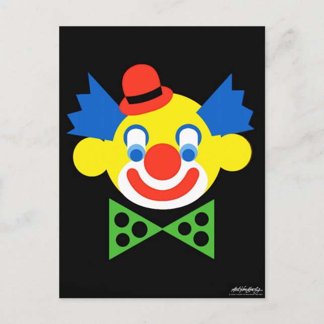 Carte Postale Clown - Art Gallery Selection (Devant)
