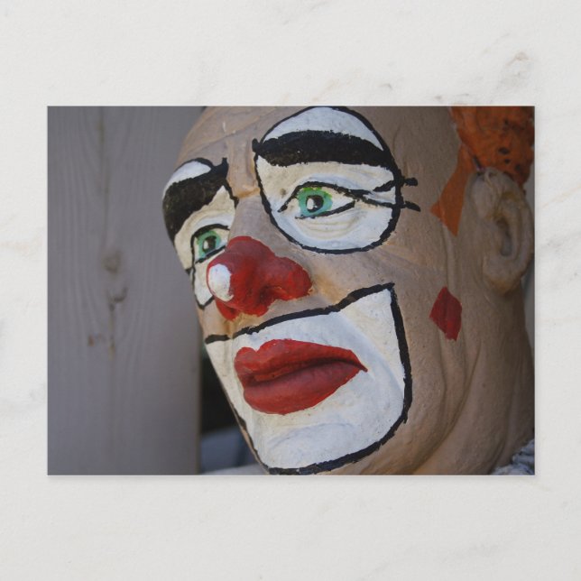 Carte Postale Clown au regard triste (Devant)