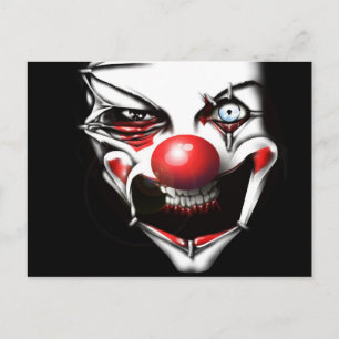 Carte Postale Clown malin