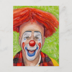 Carte Postale Clown Steven Daniel Copeland