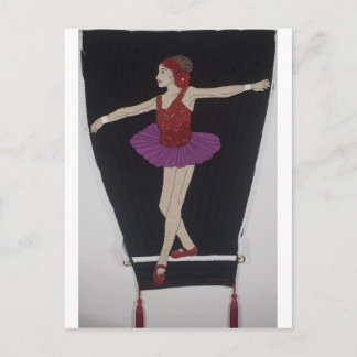 Carte Postale Clowns : marcheur à corde serrée