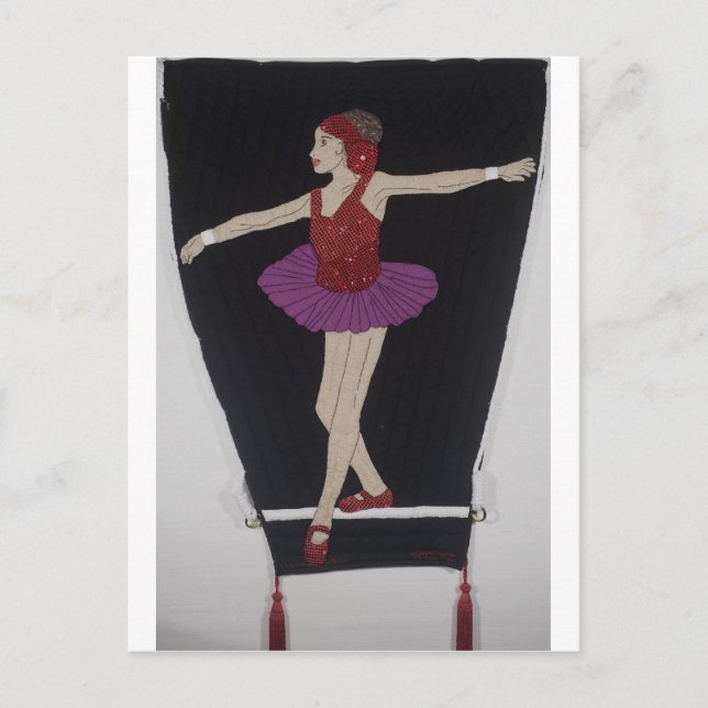 Carte Postale Clowns : marcheur à corde serrée (Devant)