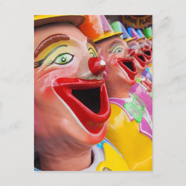 Carte Postale Clowns riants (Devant)