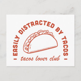 Carte Postale Club amoureux des Tacos
