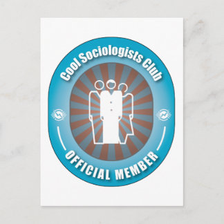 Carte Postale Club cool de sociologues