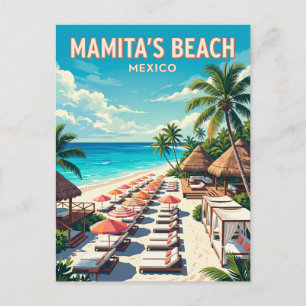 Carte Postale Club de plage Mamita's Mexique