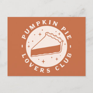 Carte Postale Club des Amoureux de Tarte à la Citrouille