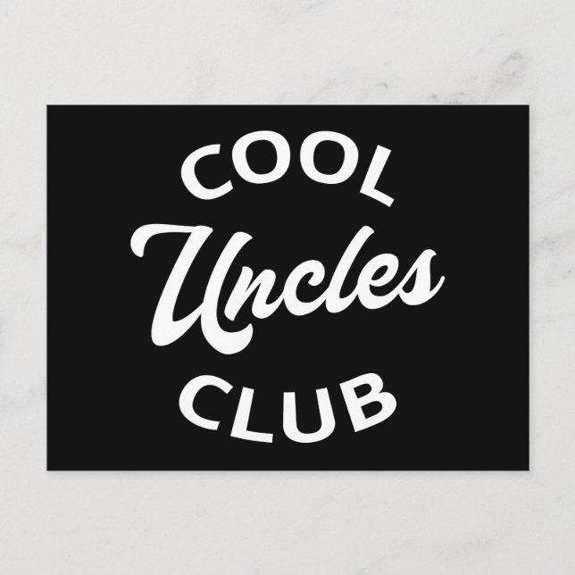 Carte Postale Club des oncles cool I (Devant)