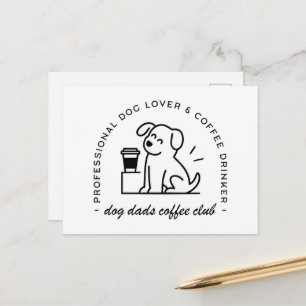 Carte Postale Club des papas propriétaires de chiens et amateurs