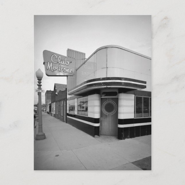 Carte Postale Club Moderne Bar, Anaconda, MT (Devant)